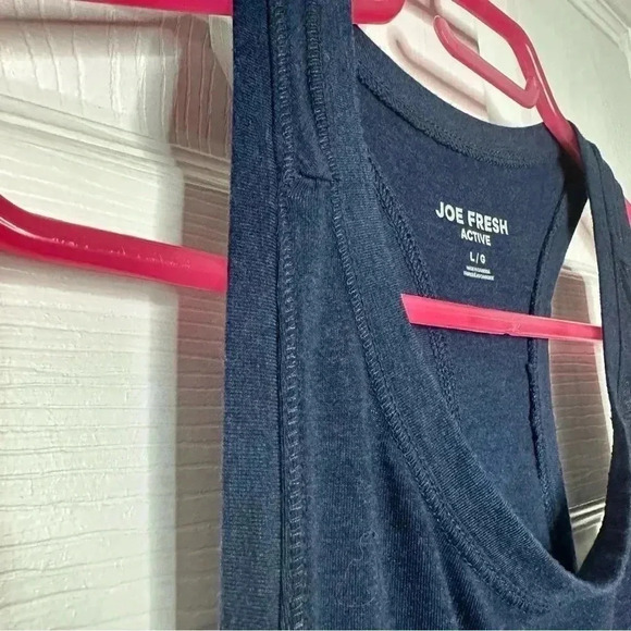Joe Fresh Racerback Tank Top Blue  Size Large - Picture 5 of 16